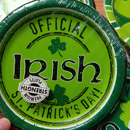 7 inch Offical Irish Plates