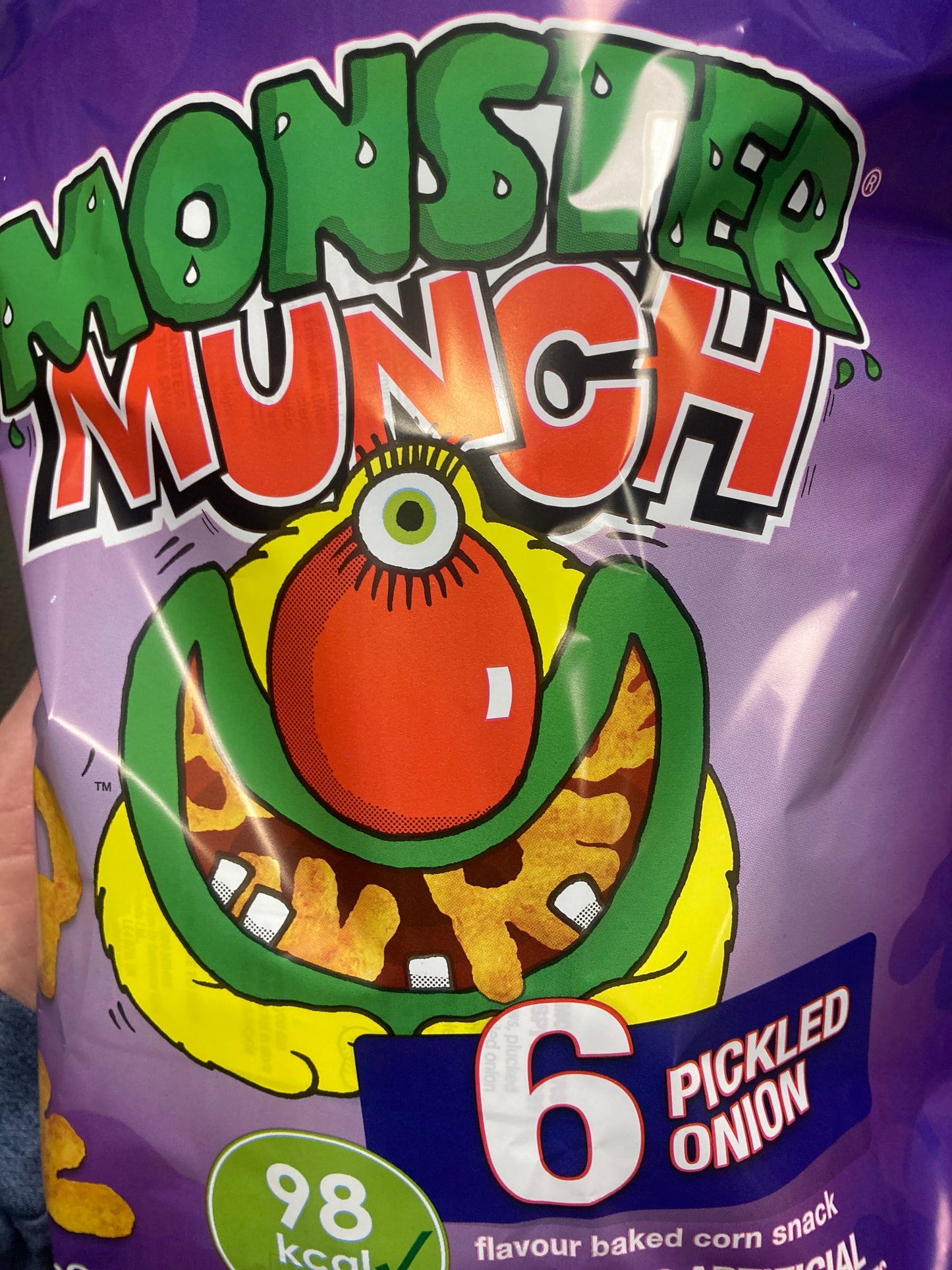 Monster Munch Pickled Onion - 6 pack