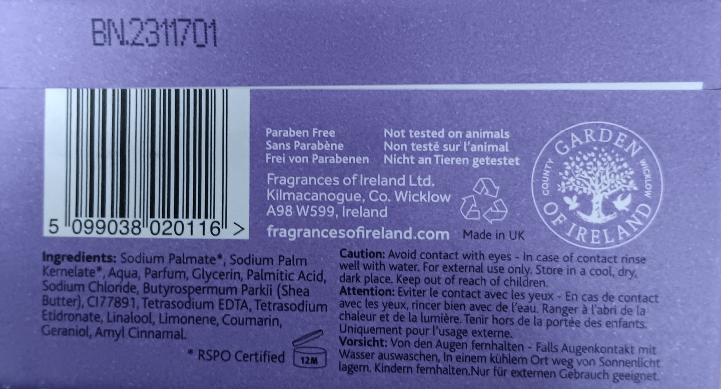 Garden of Ireland Lavender Bar Soap
