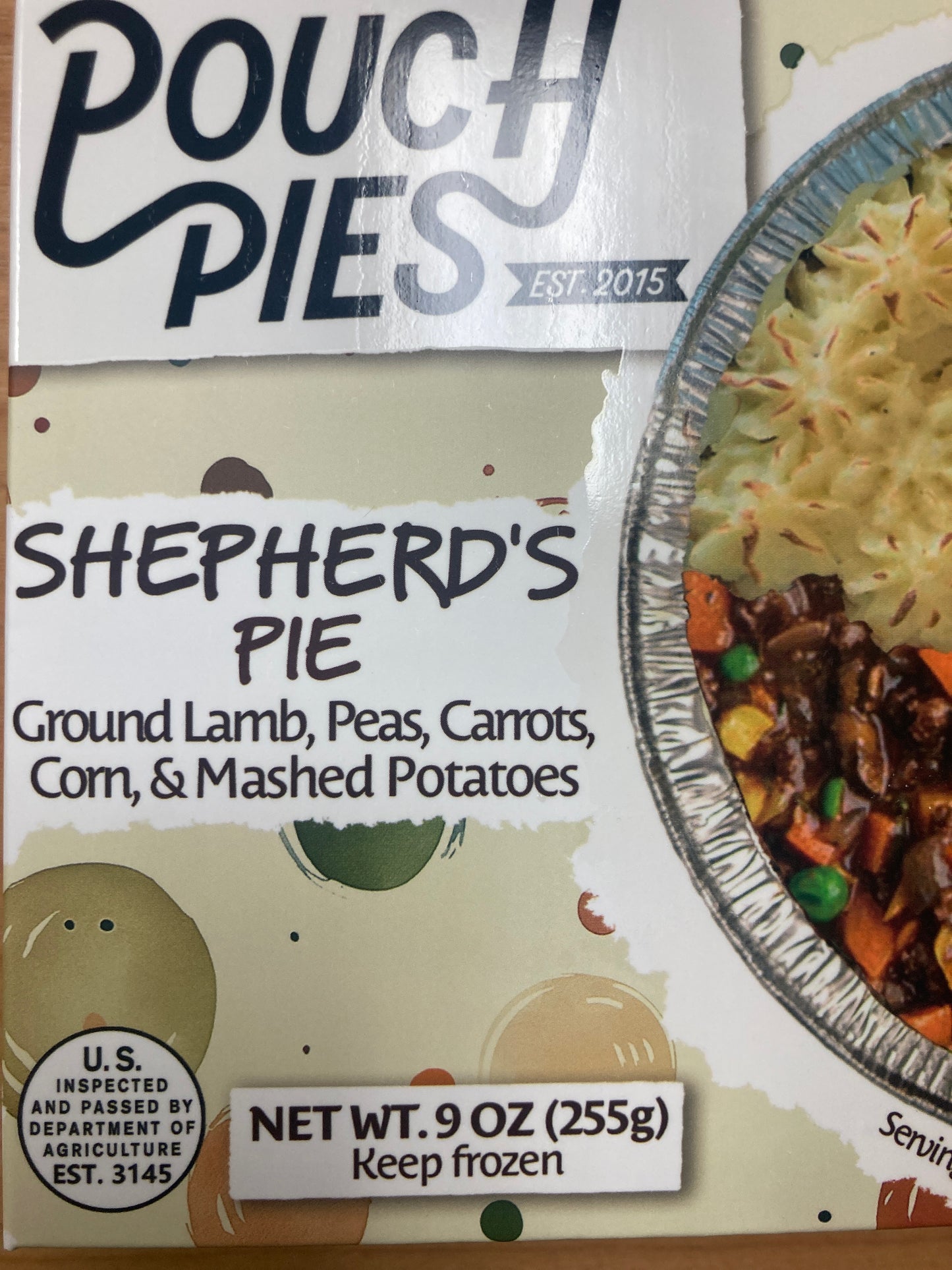 Pouch Pies: Shepherd's Pie 9oz
