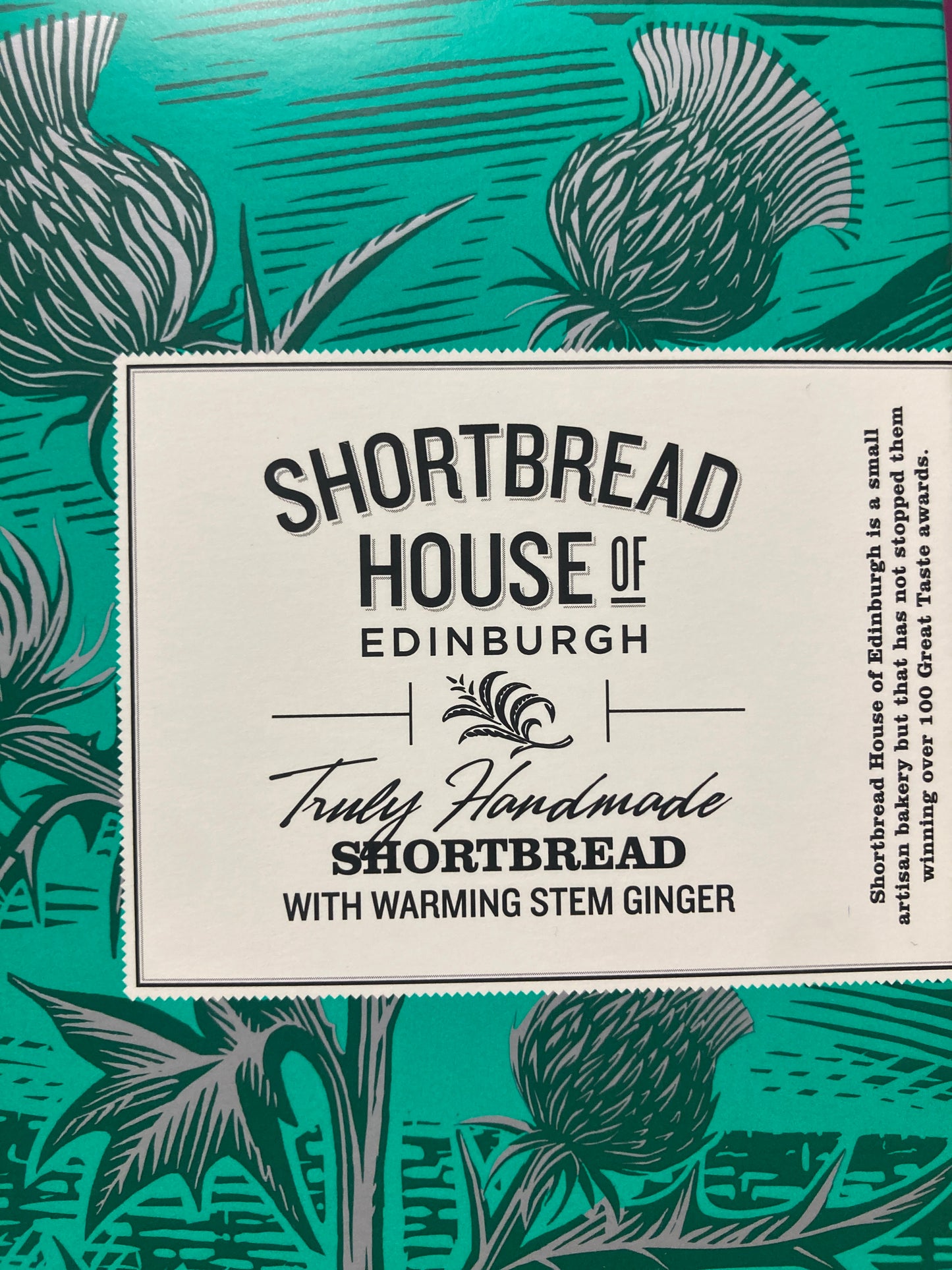 House of Edinburgh Stem Ginger Shortbread