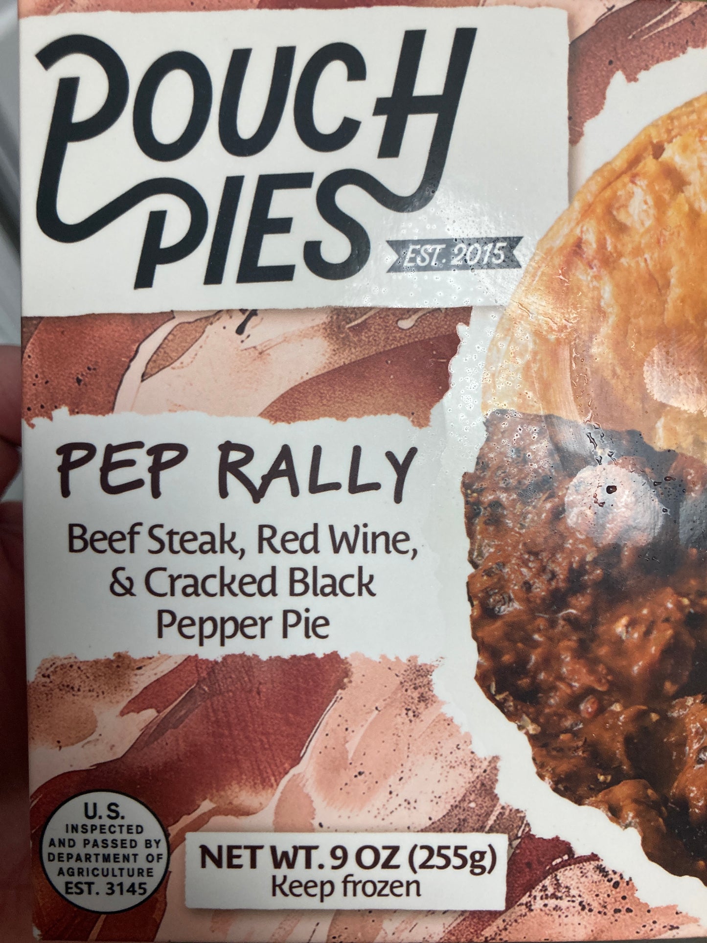 Pouch Pies: Pepper Steak Pie (Pep Rally) 255g (9oz)
