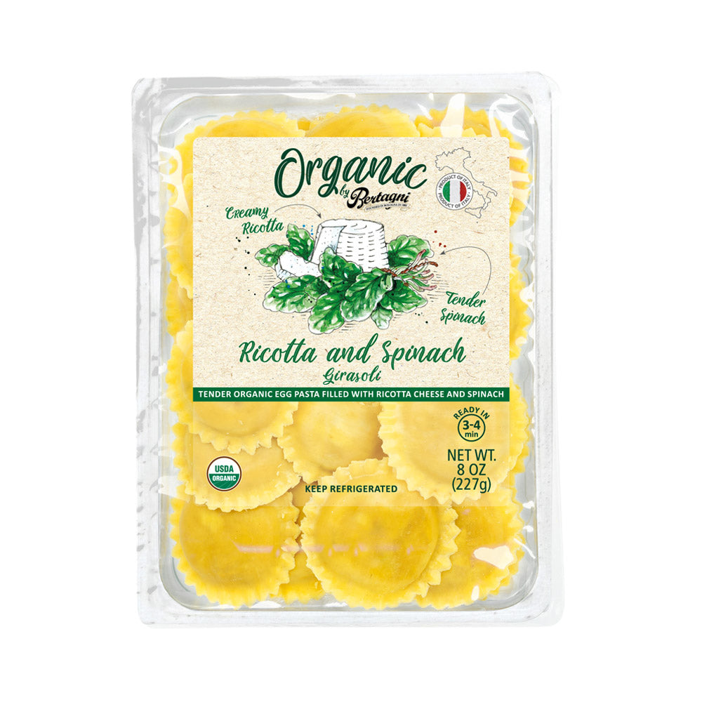 Bertagni Organic Ricotta/Spinach Girasoli 8oz