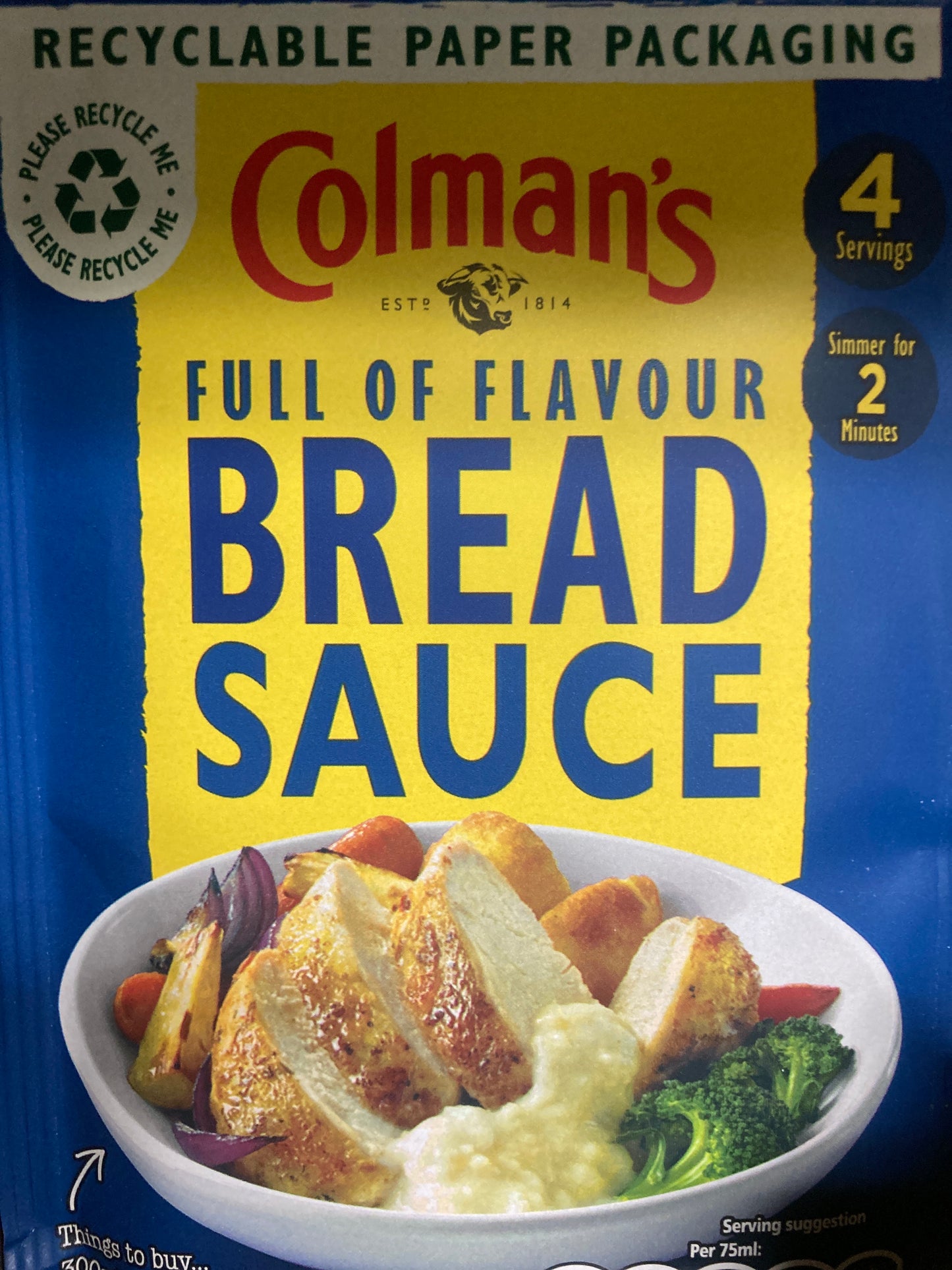 Colman’s Bread Sauce
