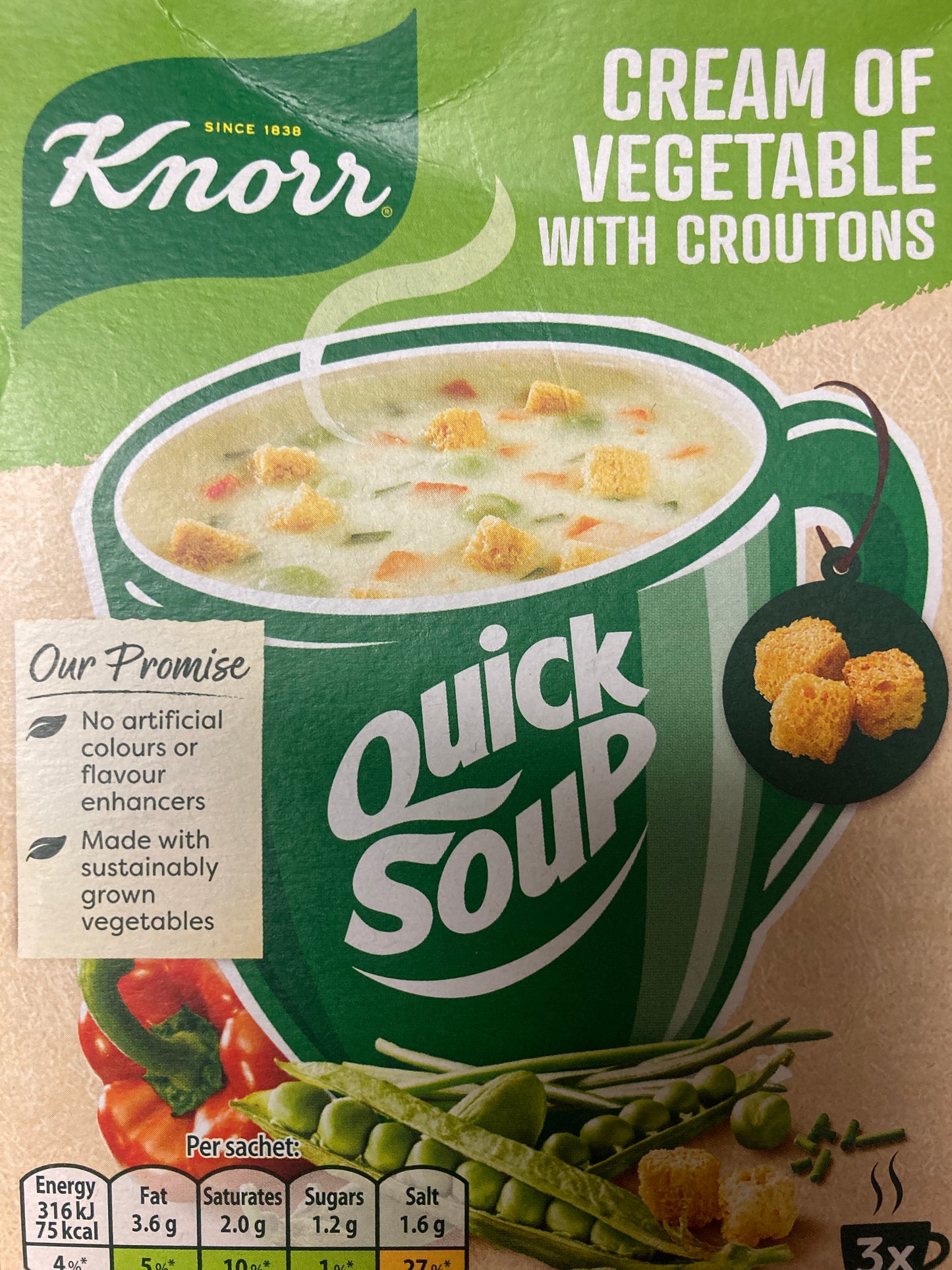 Knorr Cream of Vegetable Soup