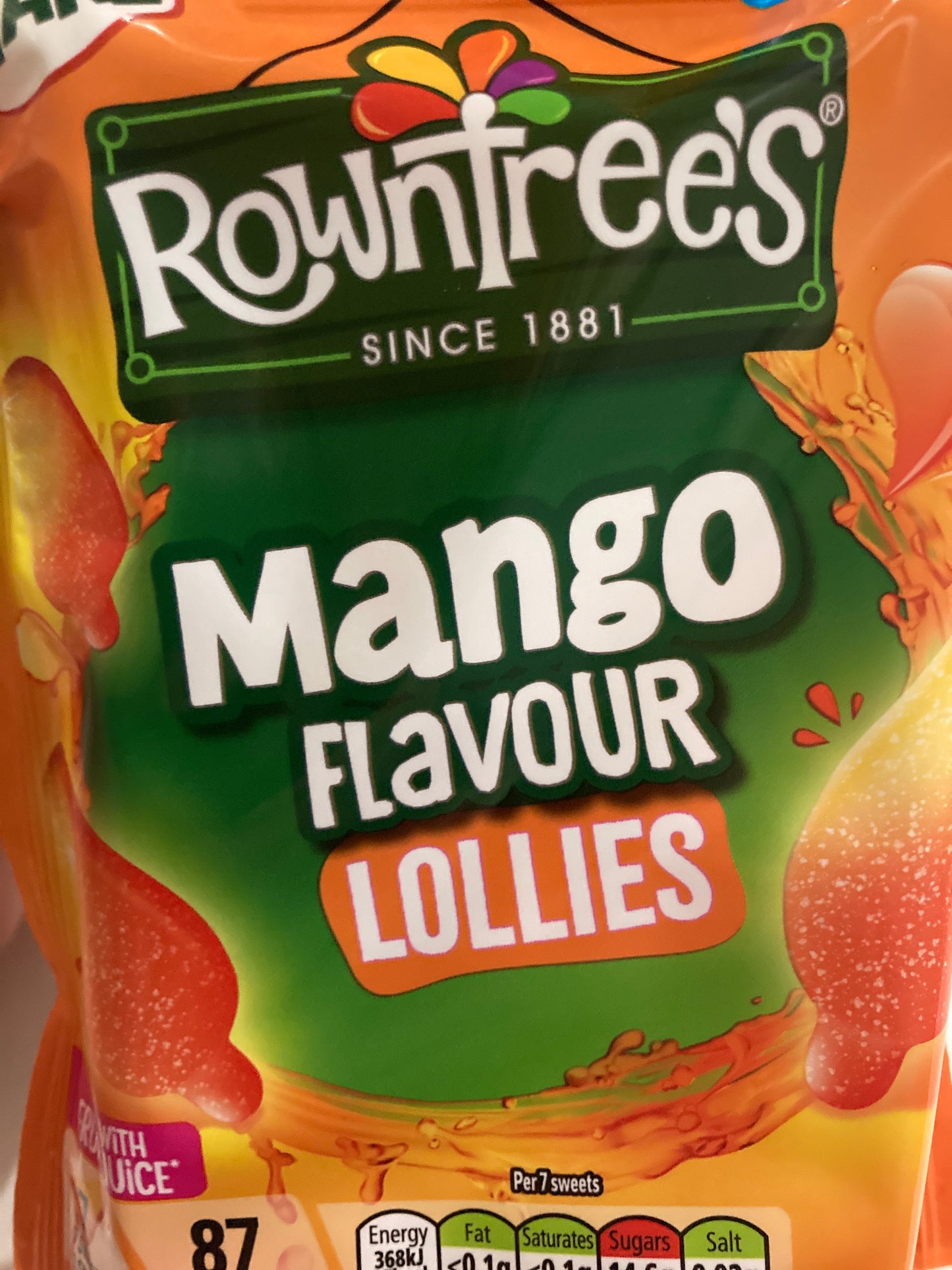 Rowntree’s: Mango Flavour Lollies