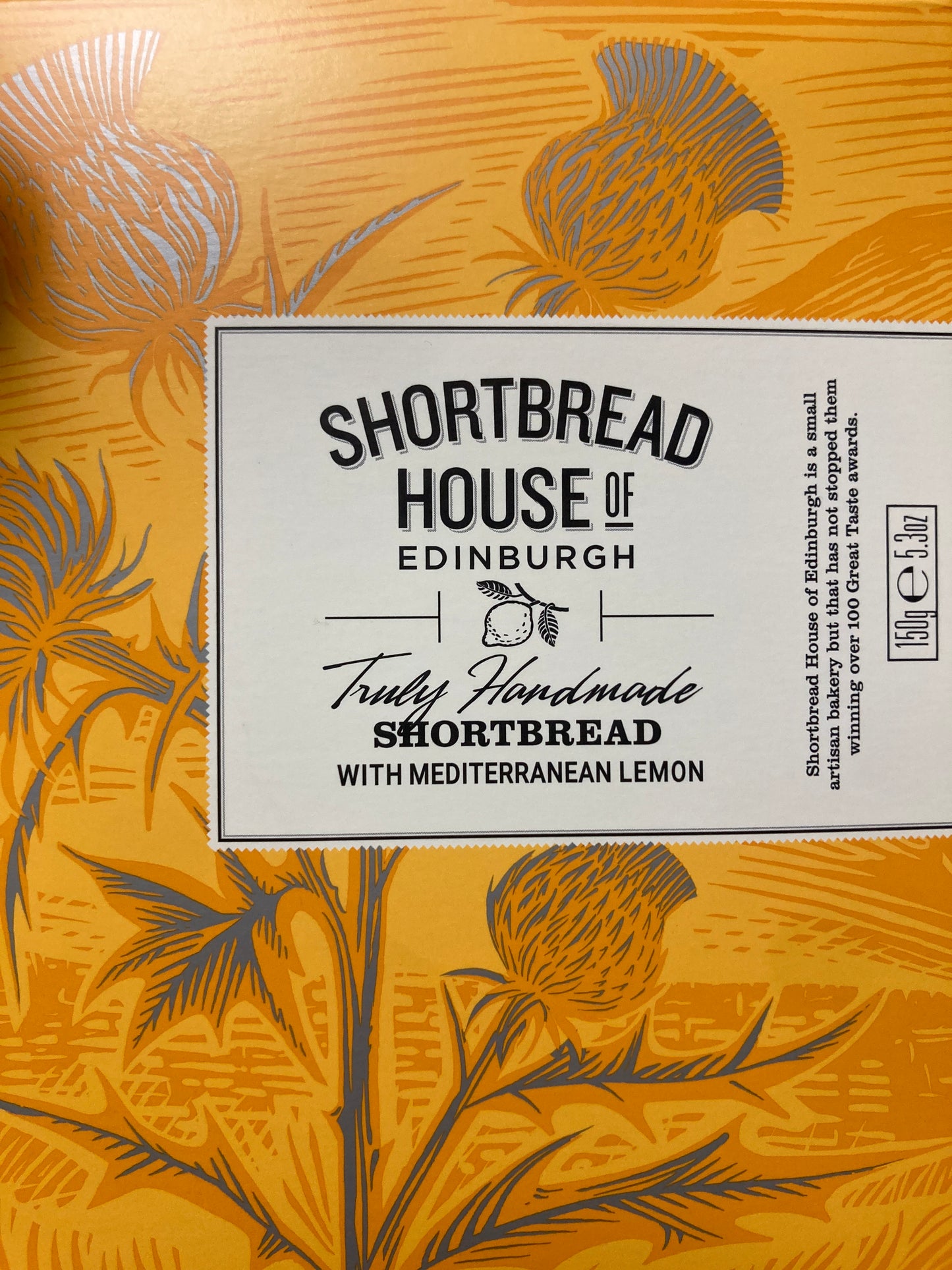 House of Edinburgh Mediterranean Lemon Shortbread