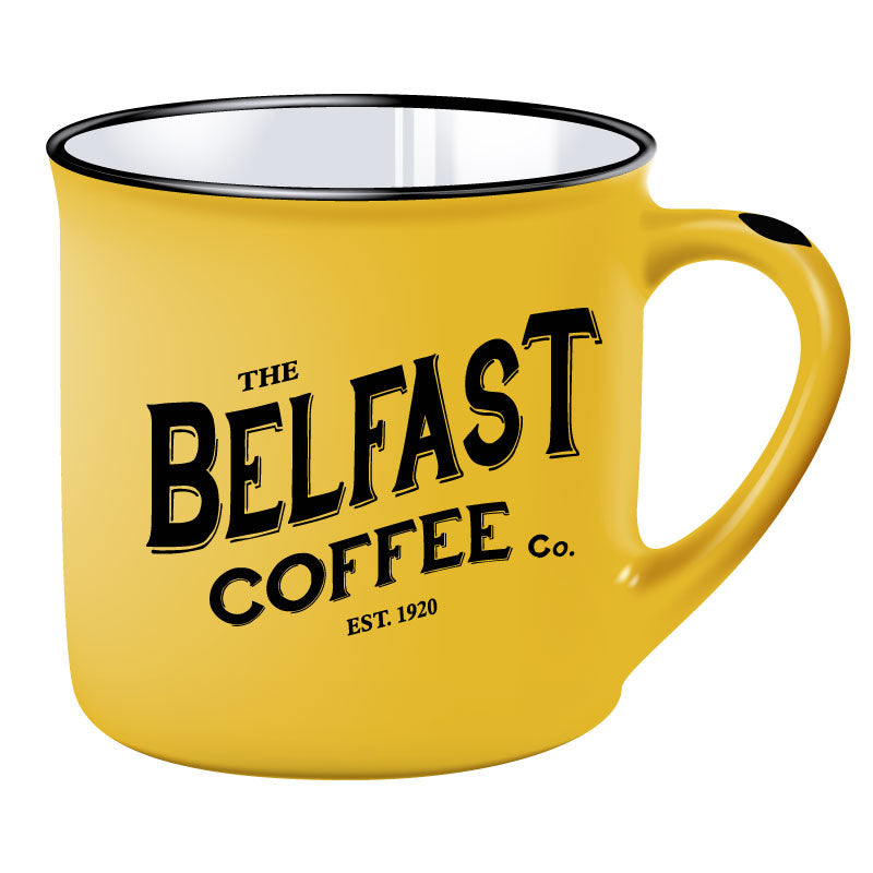 The Belfast Coffee Company Yellow Mug