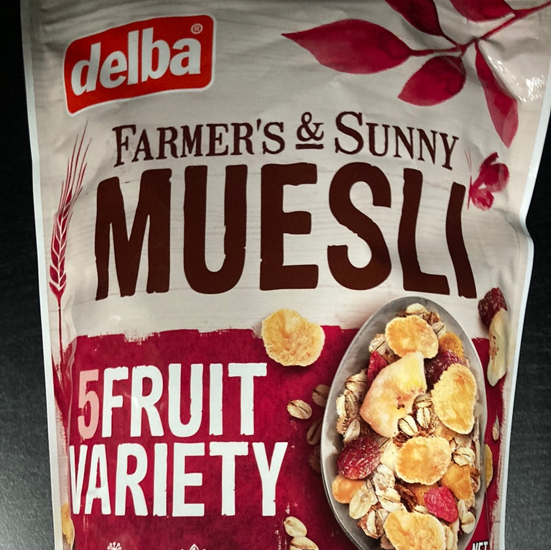 Delba 5 fruit muesli (750g)