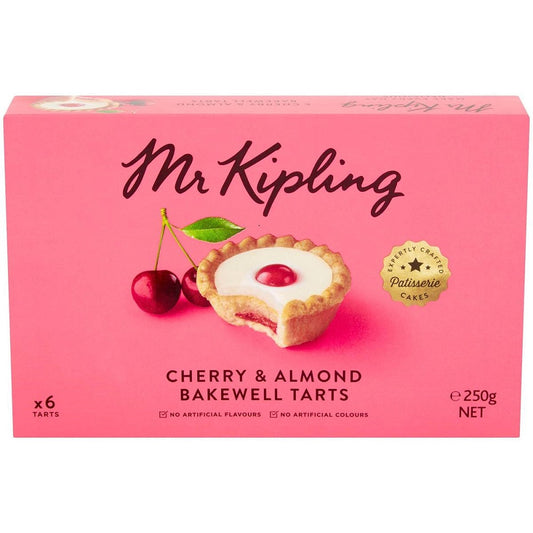Mr. Kipling: Cherry and Almond Bakewell Tarts (250g)