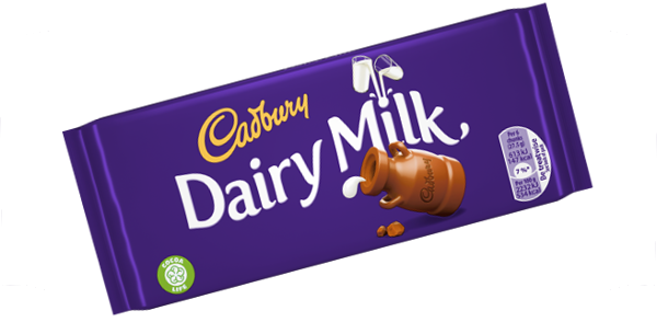 Cadbury: Dairy Milk: Milk Chocolate: Irish Small Bar 53g (1.9oz)