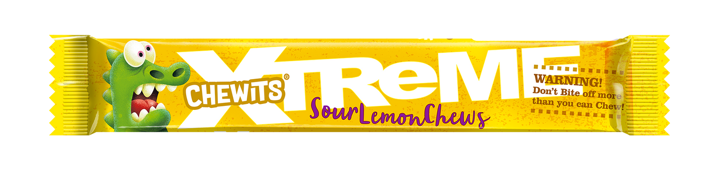 Chewits: Xtreme Sour: Lemon 34g (1.2oz)