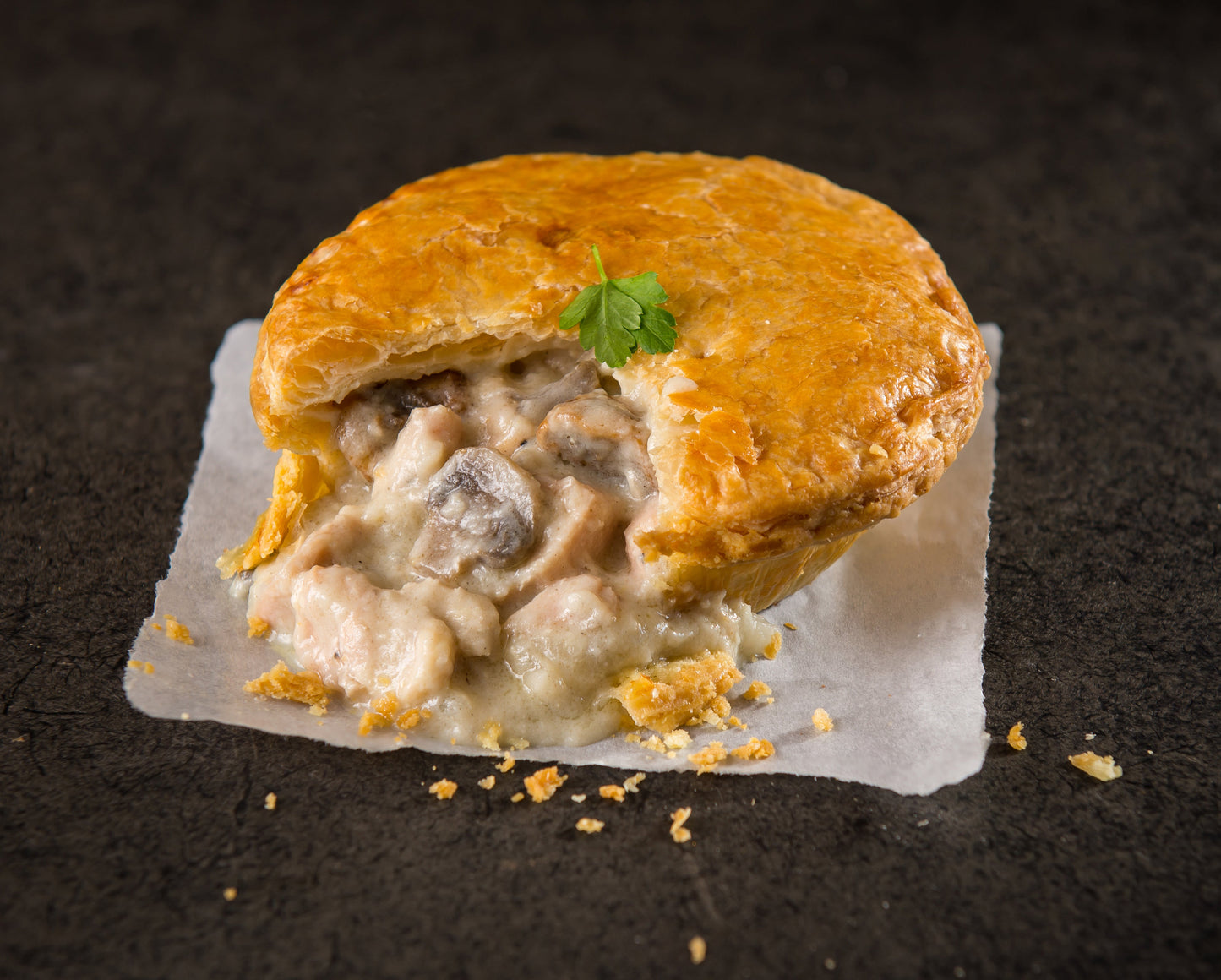 Pouch Pies: Chicken & Mushroom Pie 255g (9oz)