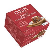 Cole's: Brandy Christmas Pudding: 112g (4oz)