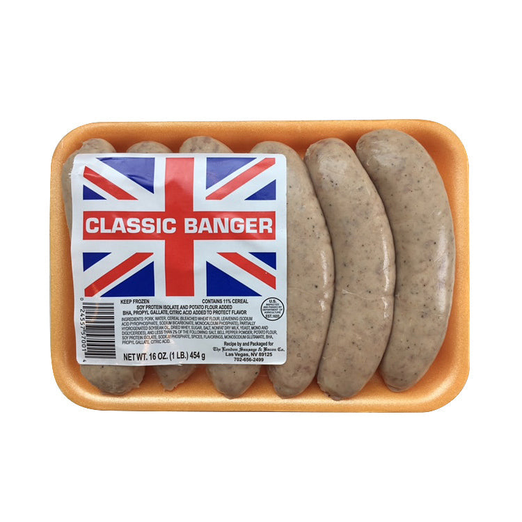 London Sausage & Bacon Co.: Classic Bangers 454g (16oz)