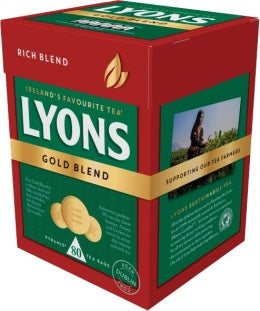 Lyons: Gold Blend Tea: 80 Bags 232g (8.2oz)