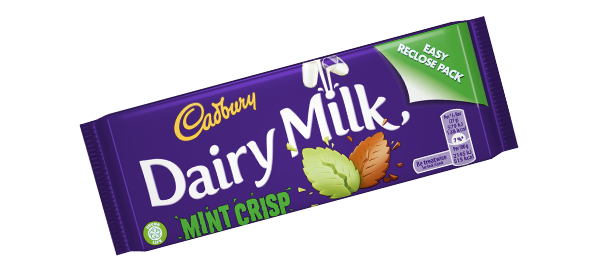 Cadbury: Dairy Milk: Mint Crisp 54g (2oz)