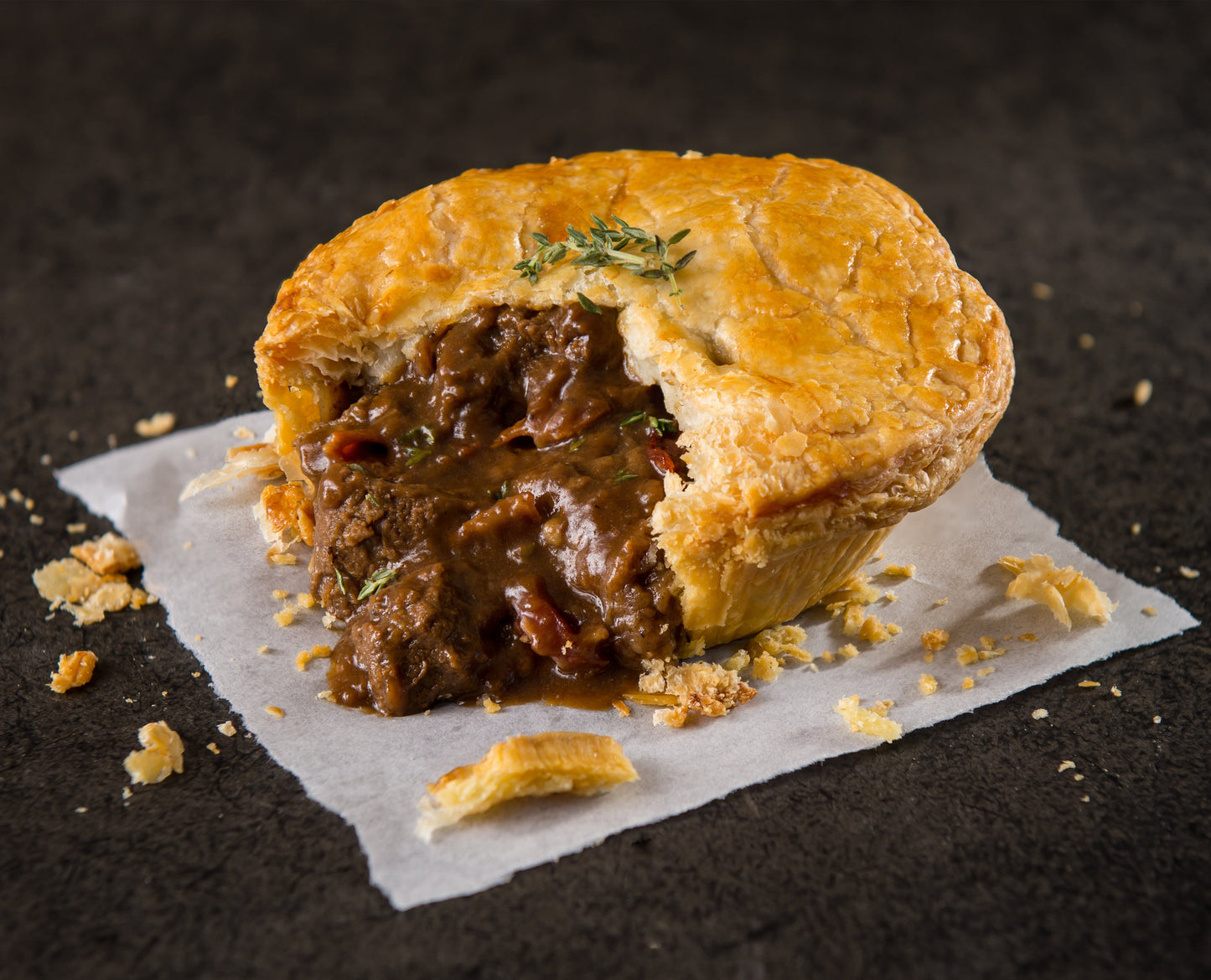 Pouch Pies: Steak, Bacon, & Ale Pie 255g (9oz)