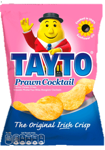 Tayto: Prawn Cocktail 37g (1.3oz)