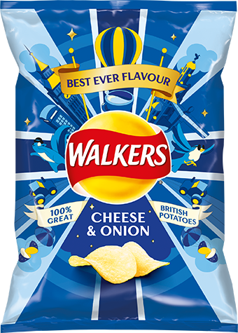 Walkers: Cheese and Onion 32.5g (1.1oz)
