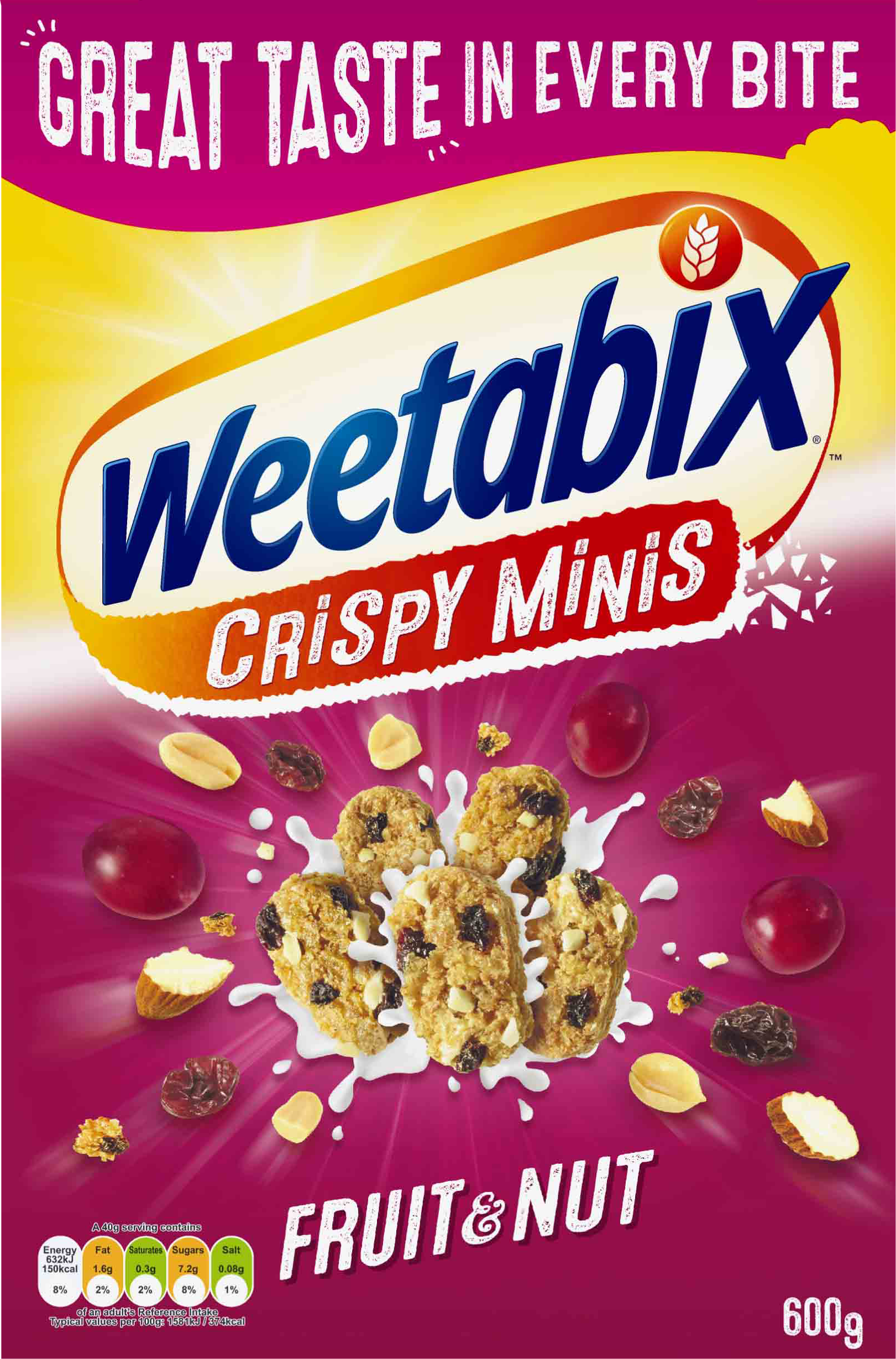 Weetabix: Crispy Minis: Fruit & Nut 600g (21.2oz) – O'Malley's