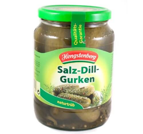 Hengsternberg Pickled Gherkins with Dill (370g)