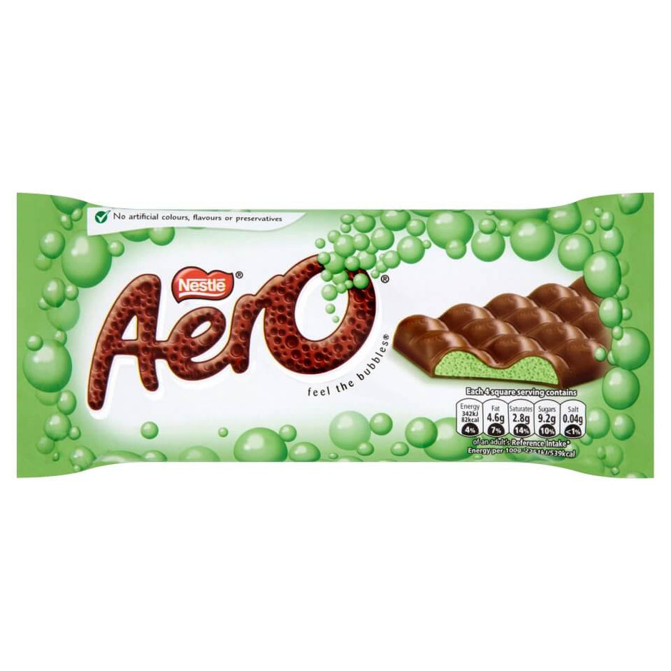 Nestle Aero Giant Peppermint (90g) – O'Malley's European Foods