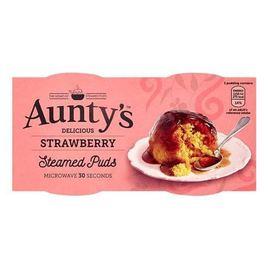 Aunty's Strawberry Pudding (2 Pack) 190g