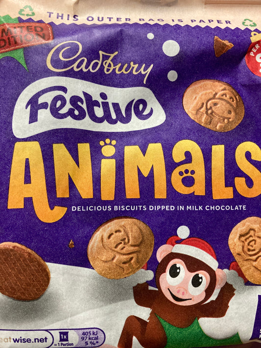 Cadbury Festive Animal Crackers