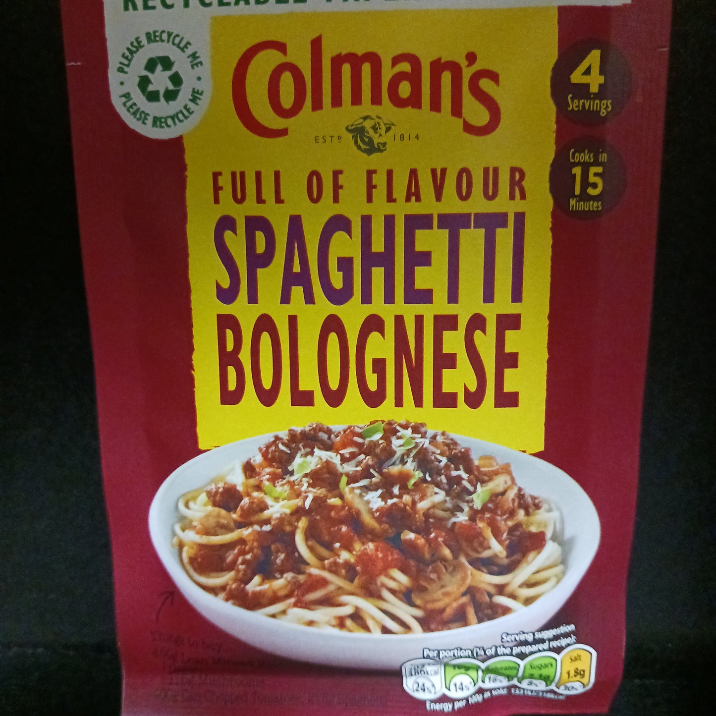 Colman's Spaghetti Bolognese