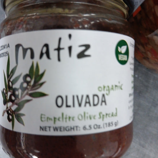 Matiz Olivada Organic Empeltre Olive Spread