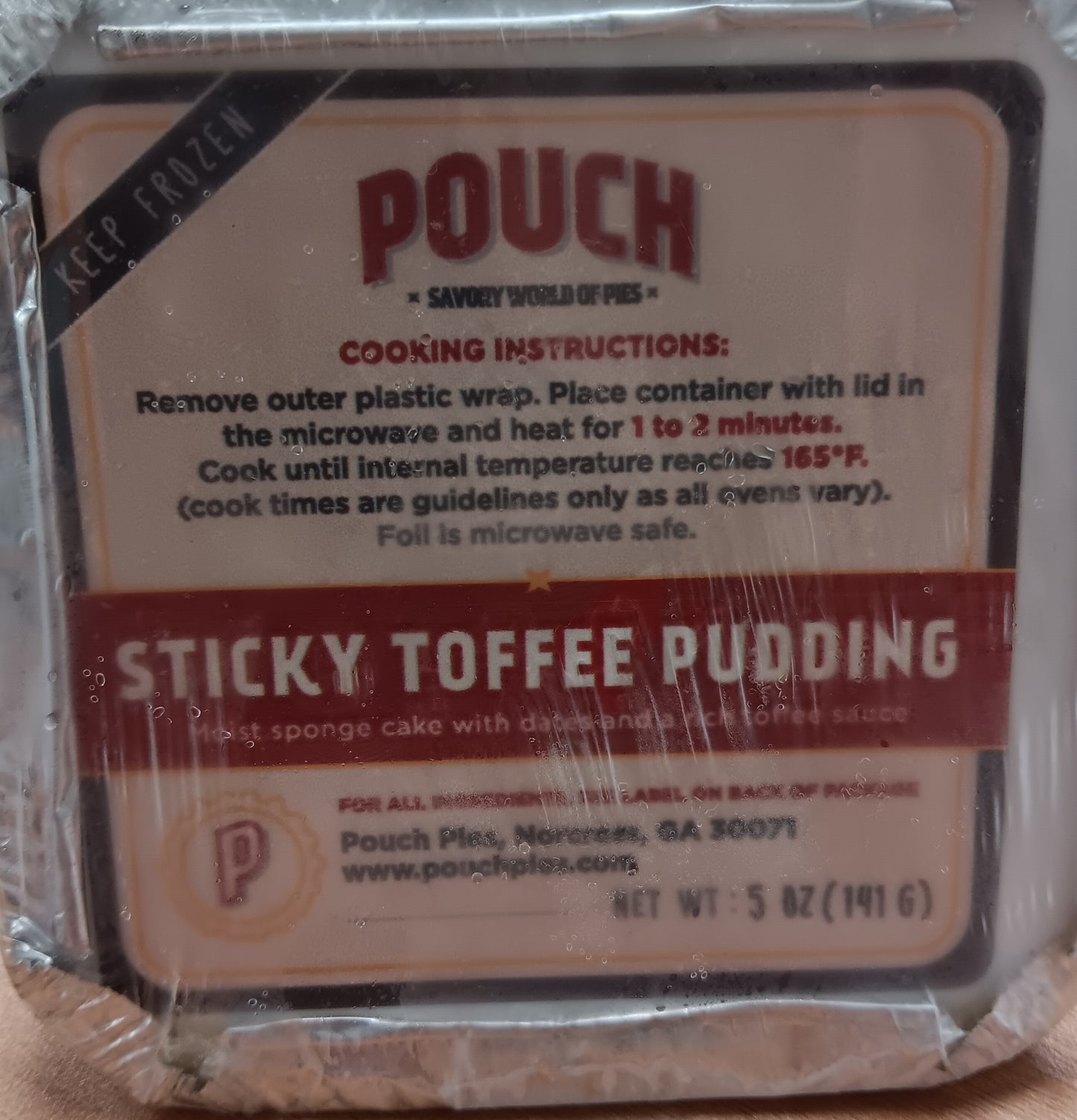Pouch Pies: Sticky Toffee Pudding