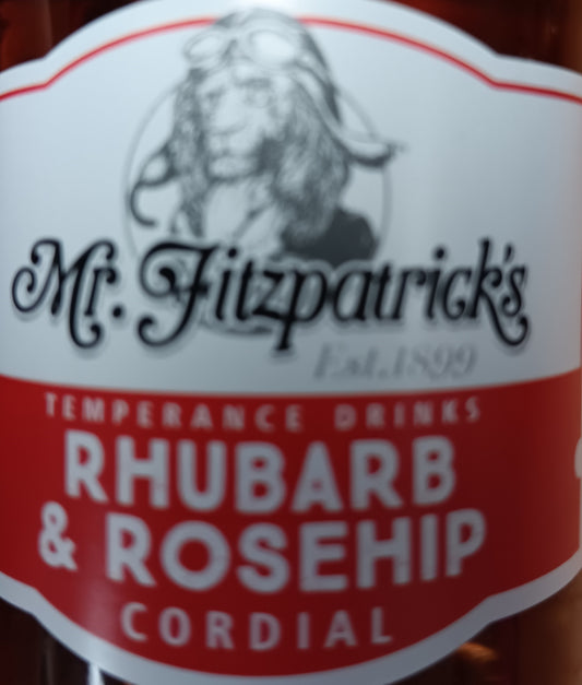 Mr Fitzpatrick's Rhubarb and Rosehip Cordial (100mL)