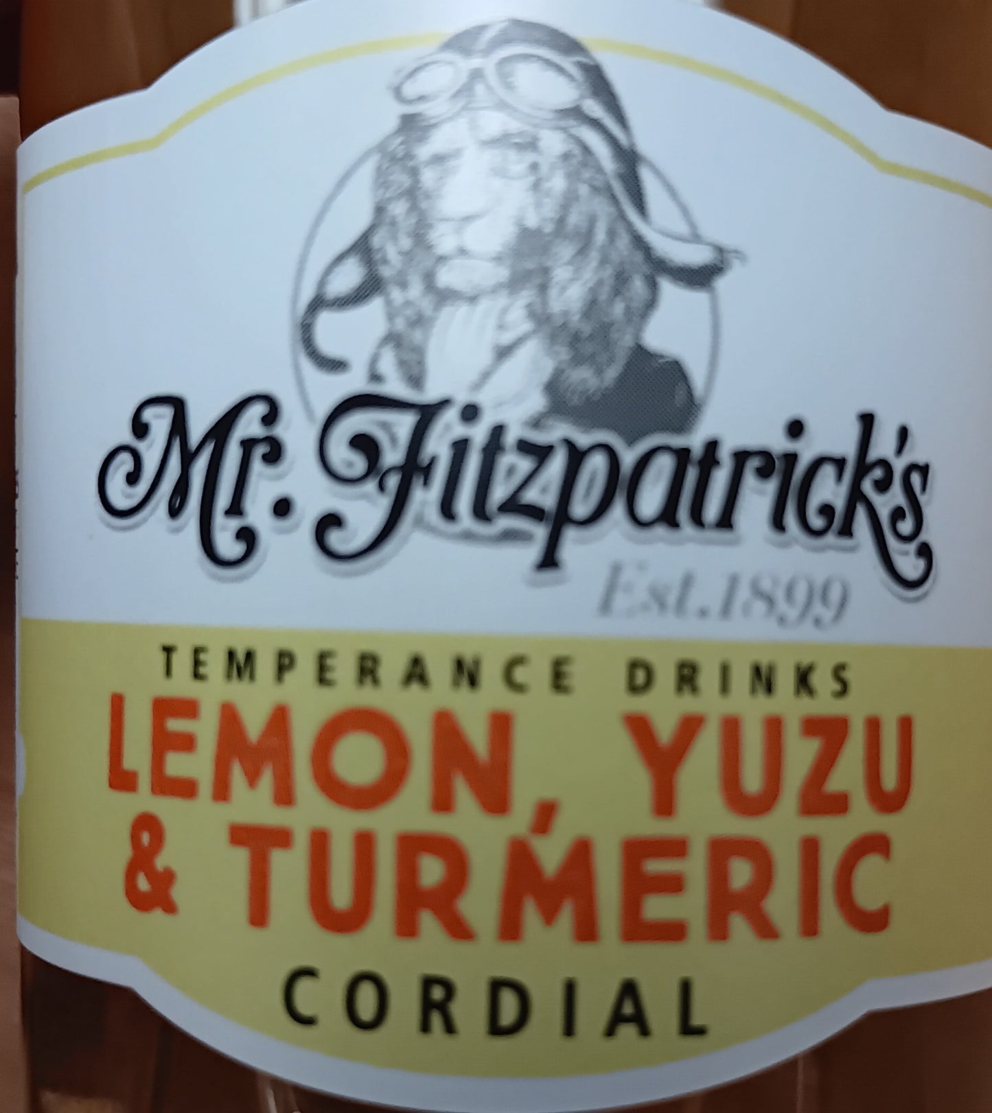 Mr Fitzpatrick's Lemon, Yuzu and Turmeric Cordial (100mL)