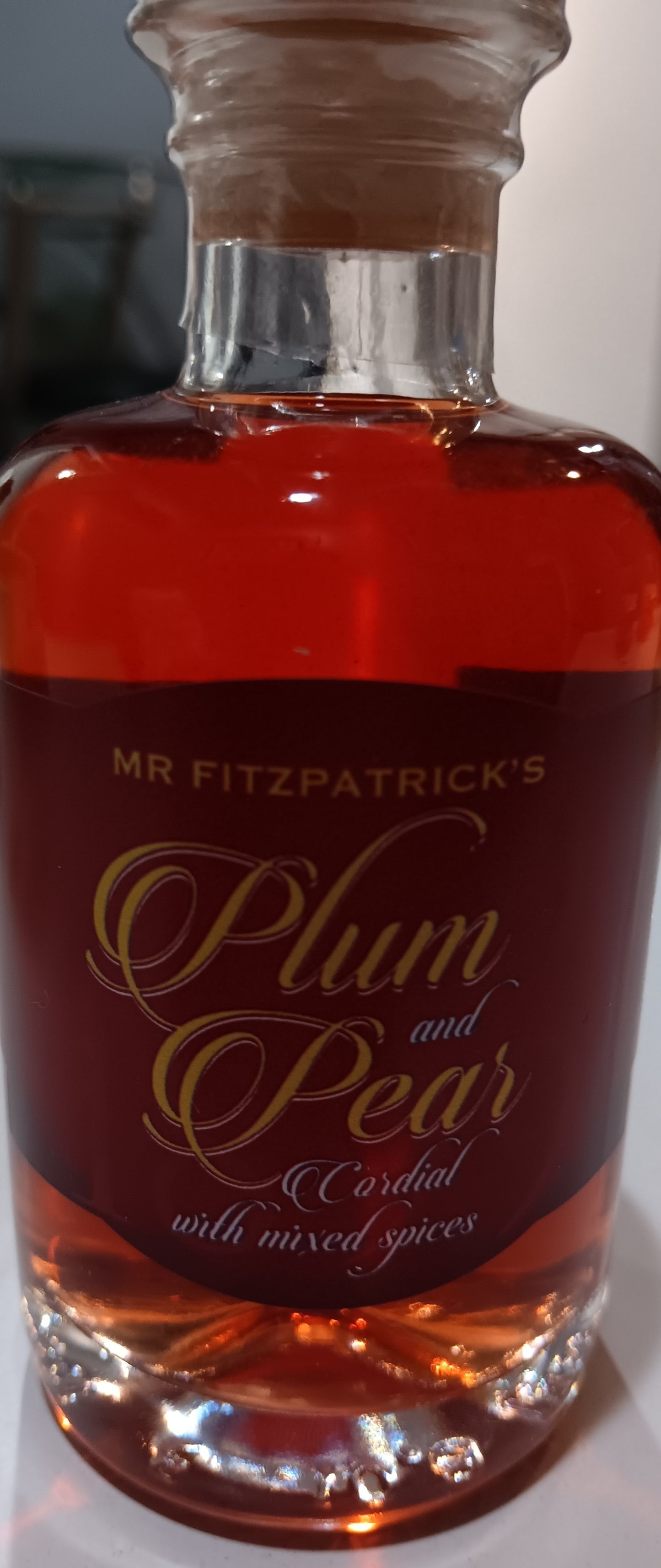 Mr Fitzpatrick's Plum and Pear Cordial 100mL)