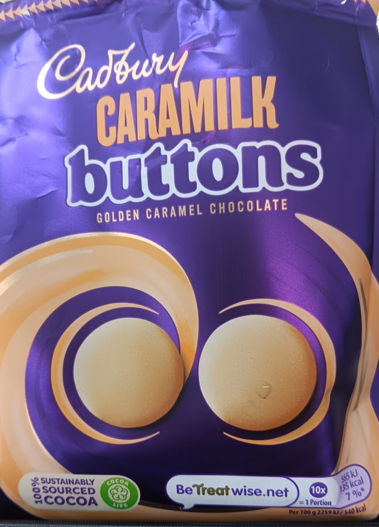 Cadbury: Dairy Milk: Buttons: Giant Buttons: Caramilk 105g