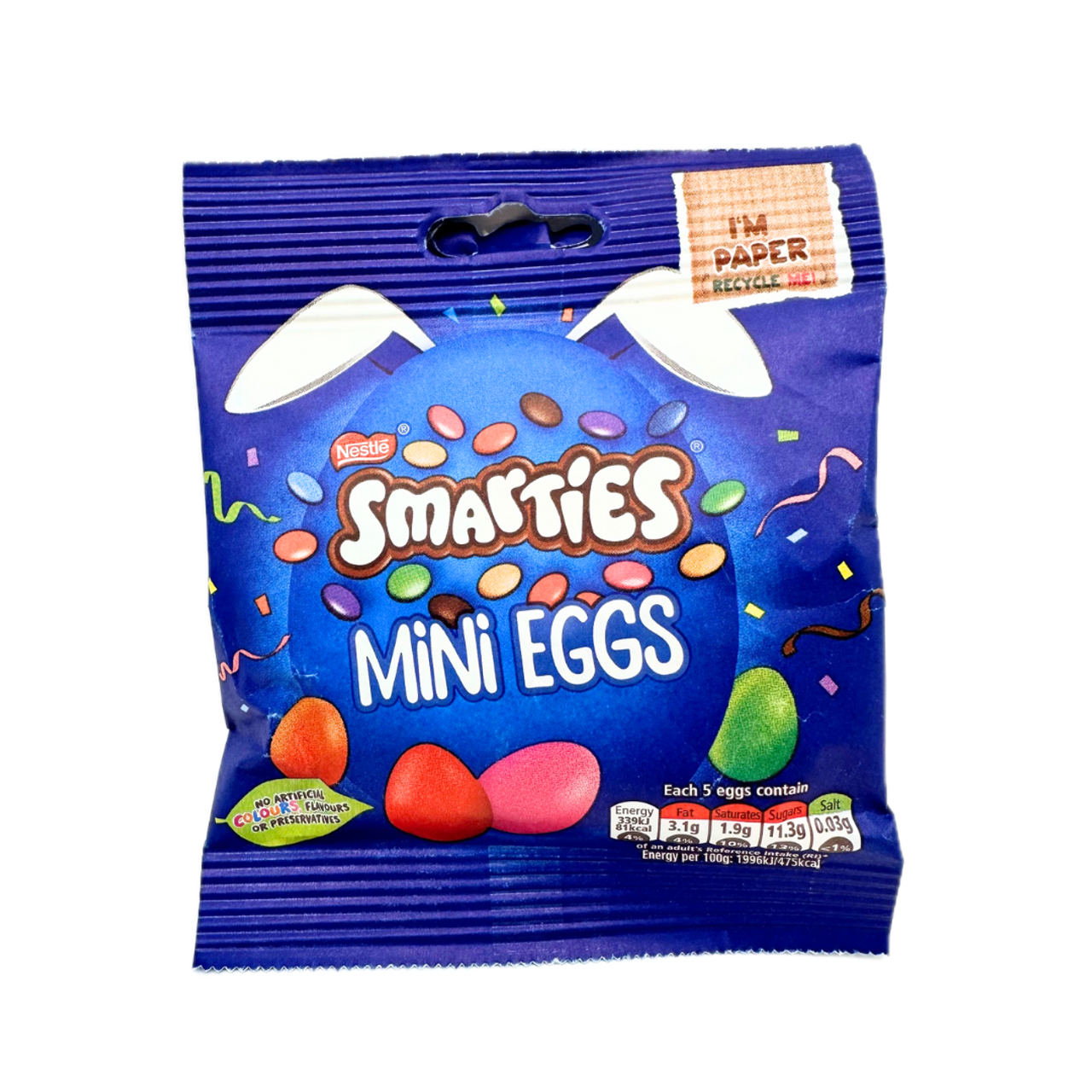 Smarties: Mini Egg Bag (80g)
