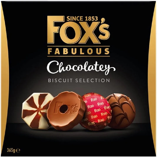 Fox's: Fabulous: Chocolatey Biscuit Selection: Tin 365g EXPIRED August 2024