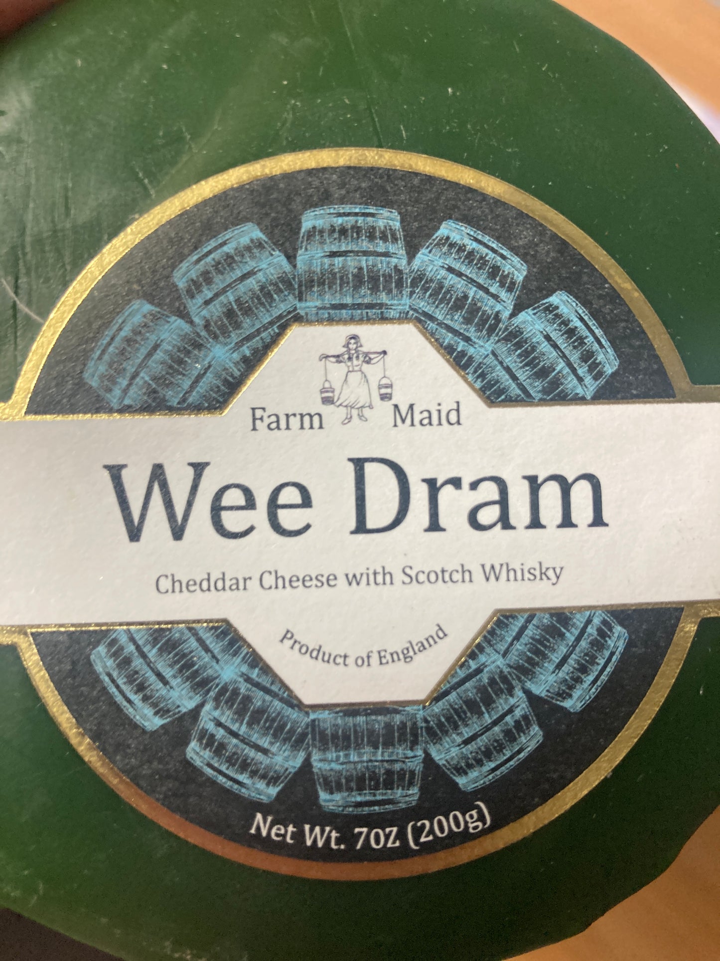 Wee Dram Cheese with Scotch Whisky