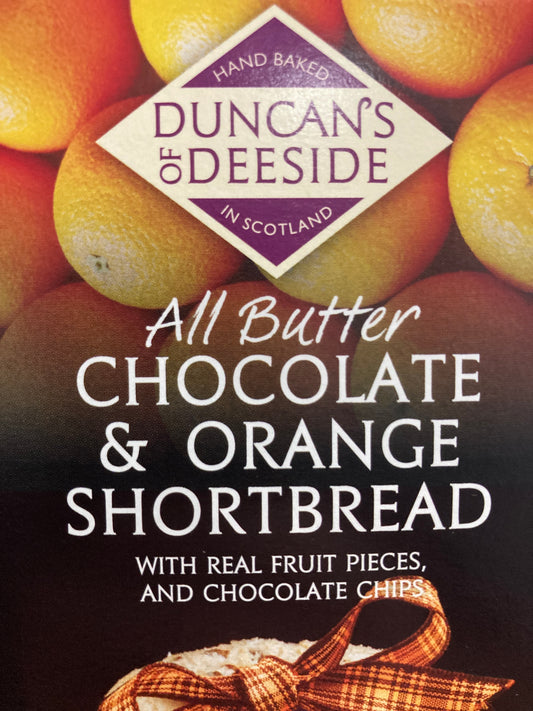 Duncan’s of Deeside : Chocolate & Orange Shortbread