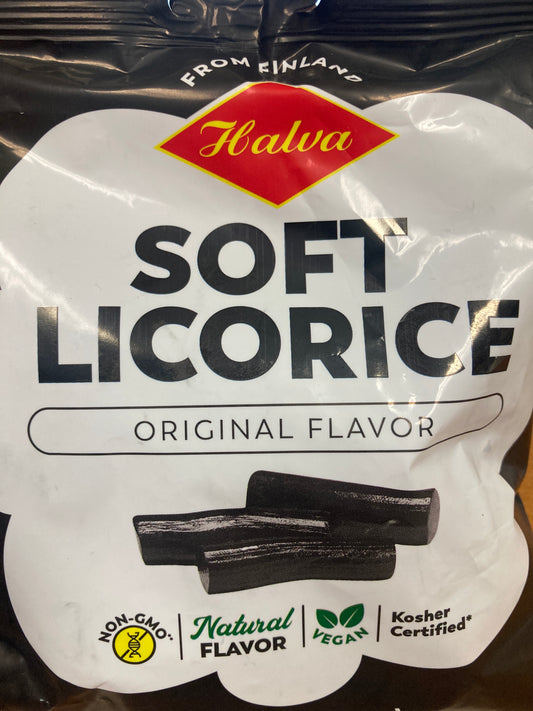 Halva European Style Black Licorice