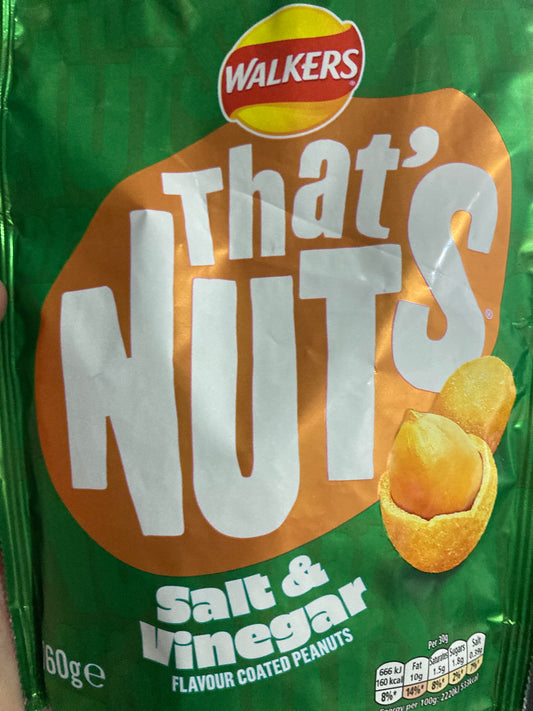 Walker's That's Nuts Salt & Vinegar