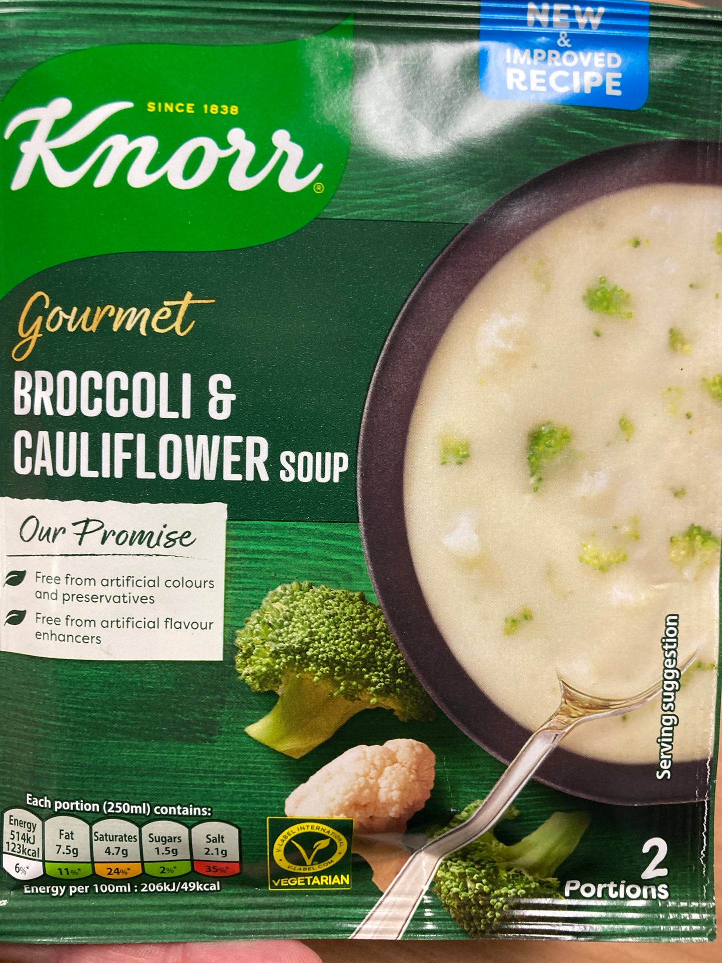 Broccoli & Cauliflower Soup