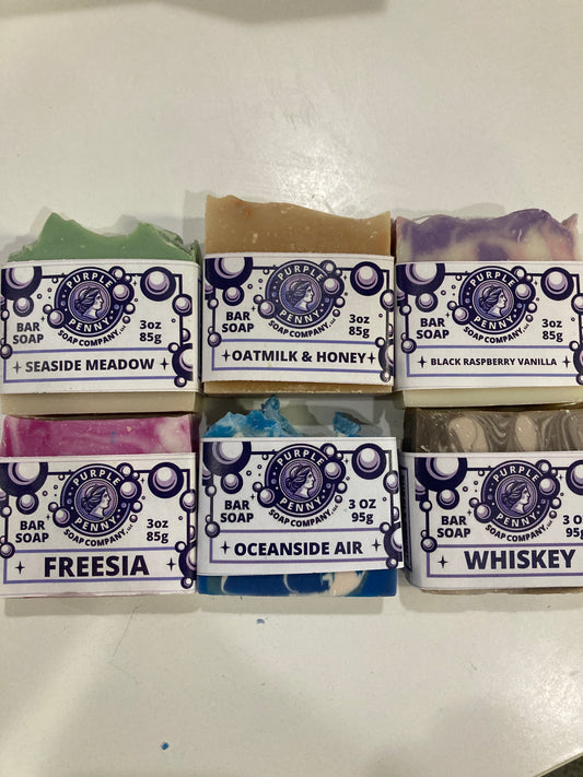Pure Penny Bar Soap - Assorted Scents.