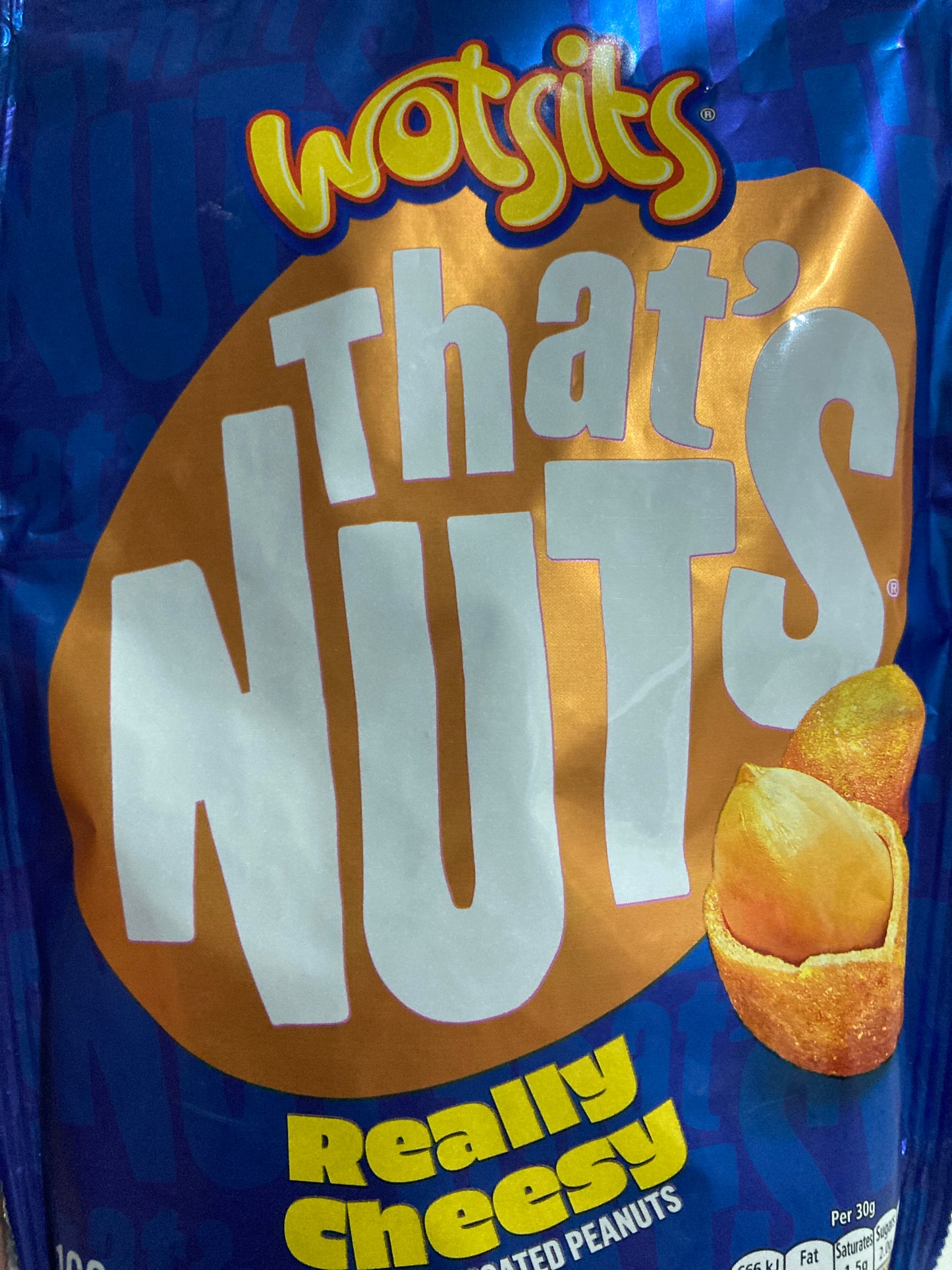 Wotsits That's Nuts Really Cheesy
