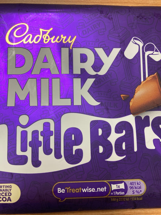 Cadbury Dairy Milk Little Bar 4 pack