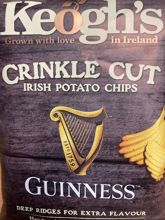 Keogh Guinness Crinkle Crisps