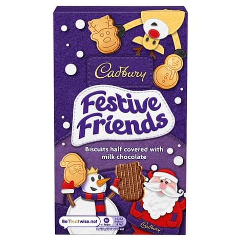 Cadbury: Festive Friends: Carton 150g (5.3oz)