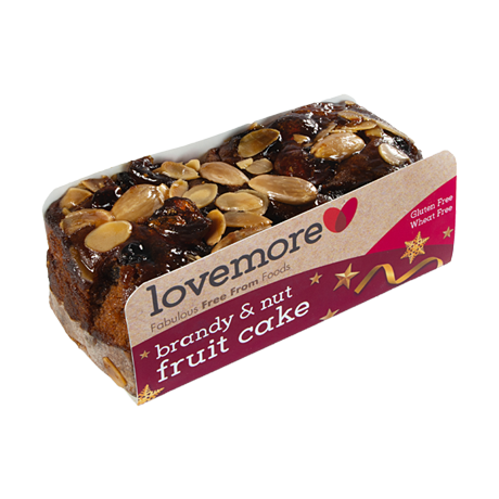 Lovemore: Gluten Free Brandy & Nut Fruit Cake Slab 280g