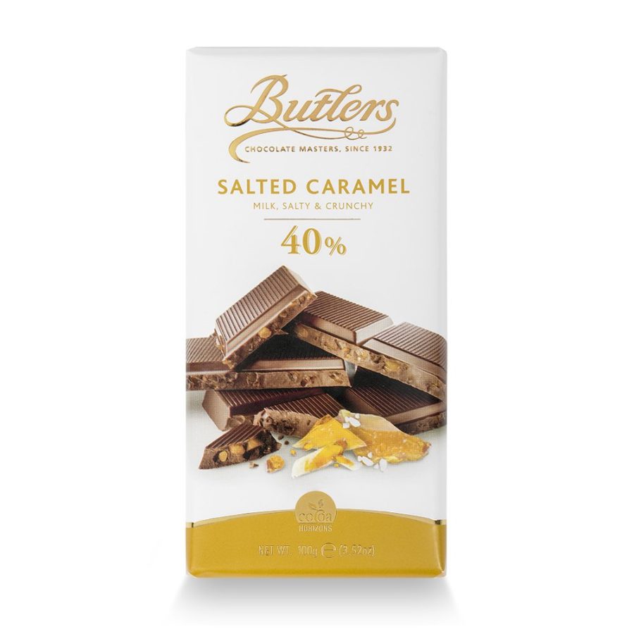 Butlers: Irish Atlantic Sea Salt Milk Chocolate: Tablet Bar 100g (3.52oz)